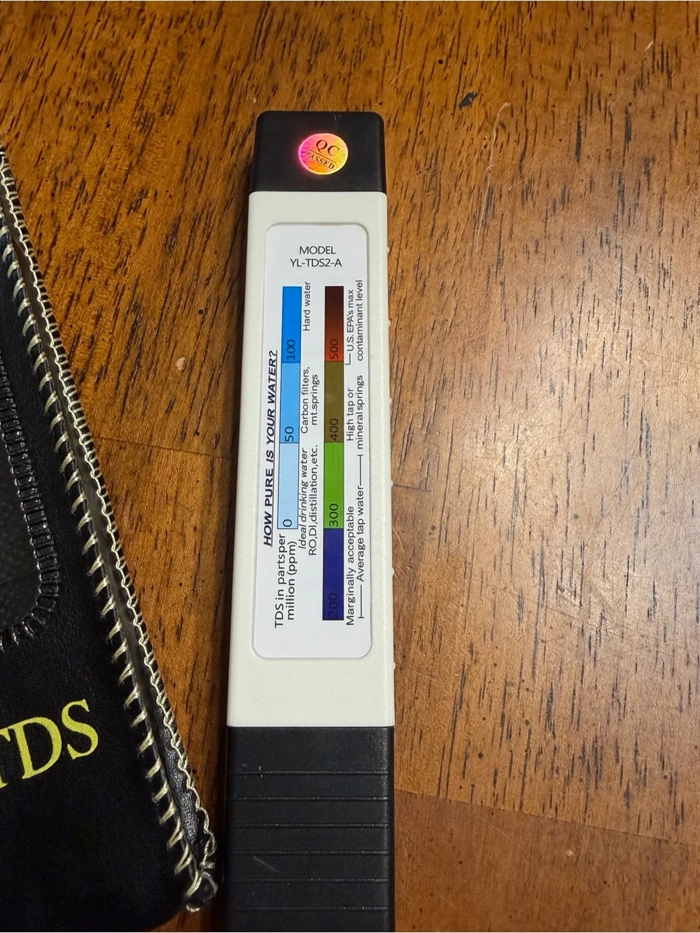 TDS Water Quality Tester Pen - Black